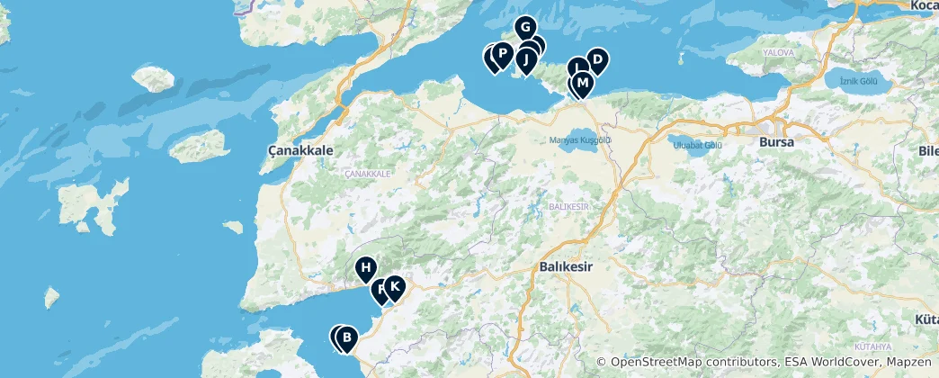Mapa Coastal Gems