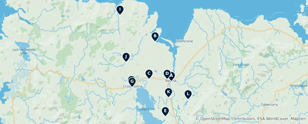 Mapa Historic Religious Sites