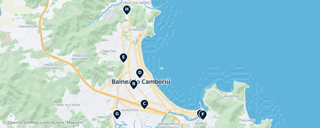 Map of Christian Places of Worship
