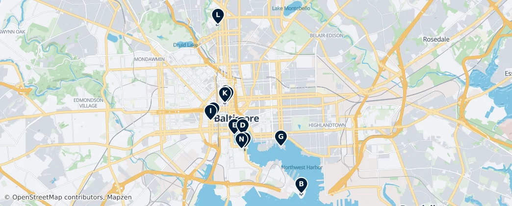 Baltimore Essentials — Map