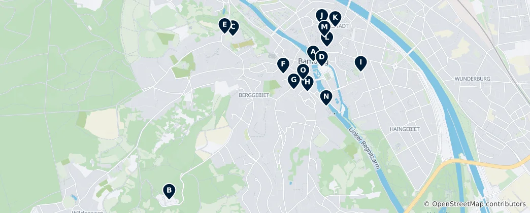 Карта Bamberg Heritage
