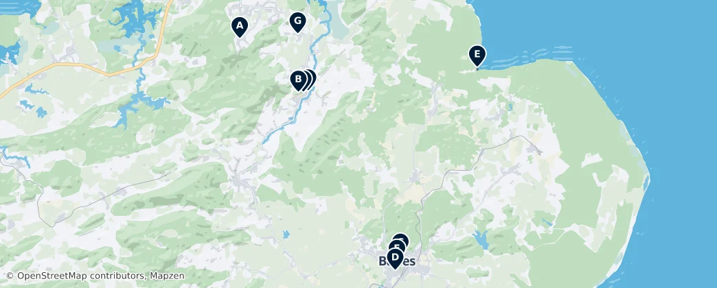 Banes Highlights — Map
