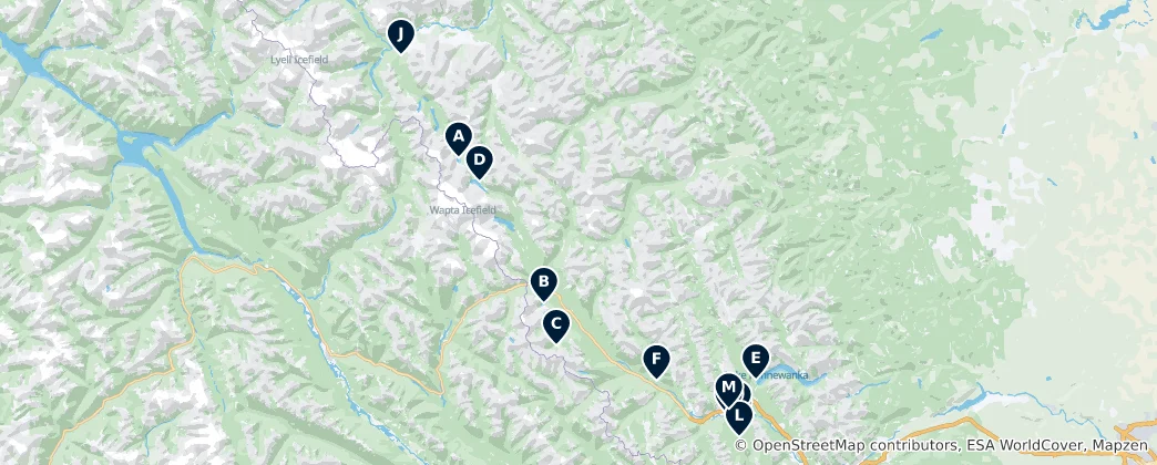 Map of Banff National Park: The Absolute Essentials