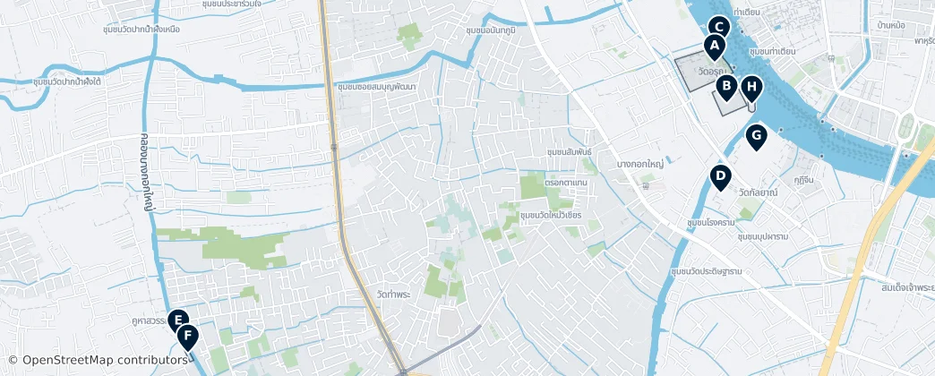Bangkok Yai Essentials — Kaart