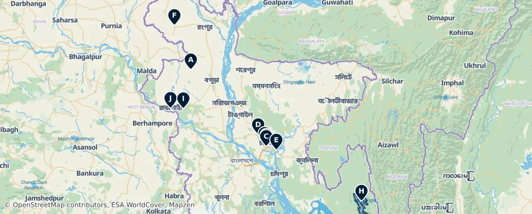 Bangladesh Essentials — Map