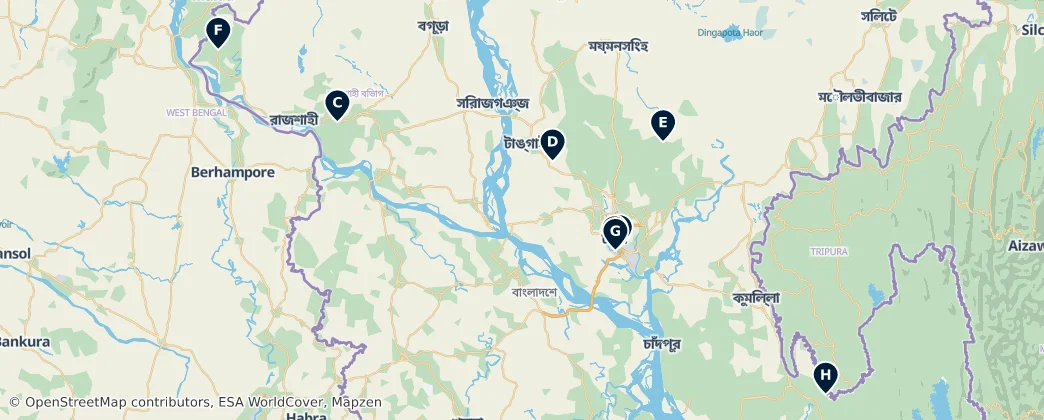 Historic Forts & Palaces — Map