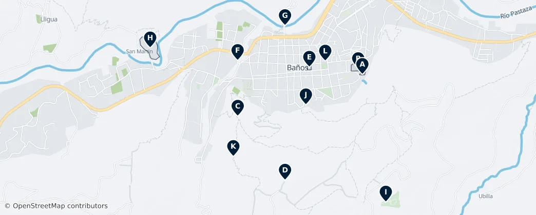 Baños Essentials — Mappa