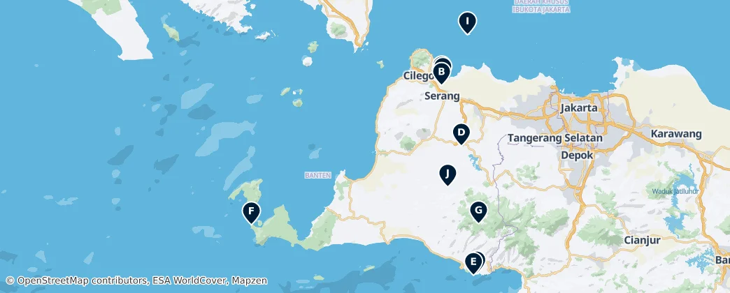 Best of Banten — Harita