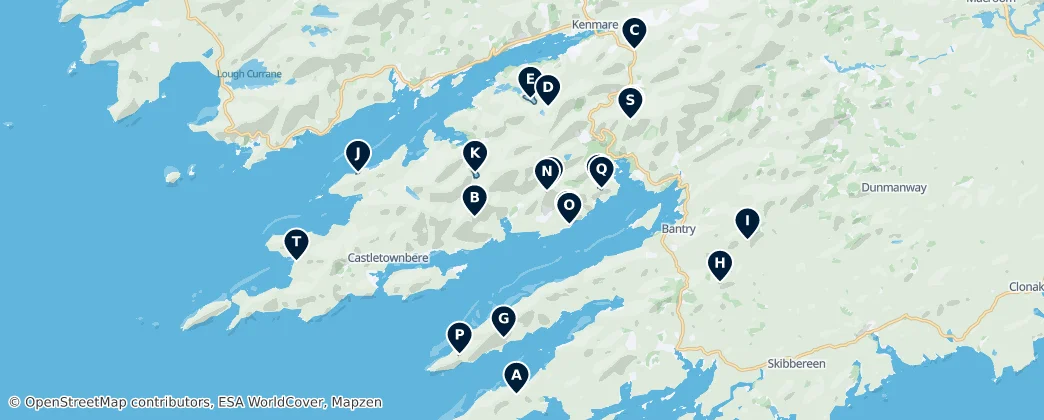 Lakes and Waterfalls — Mappa
