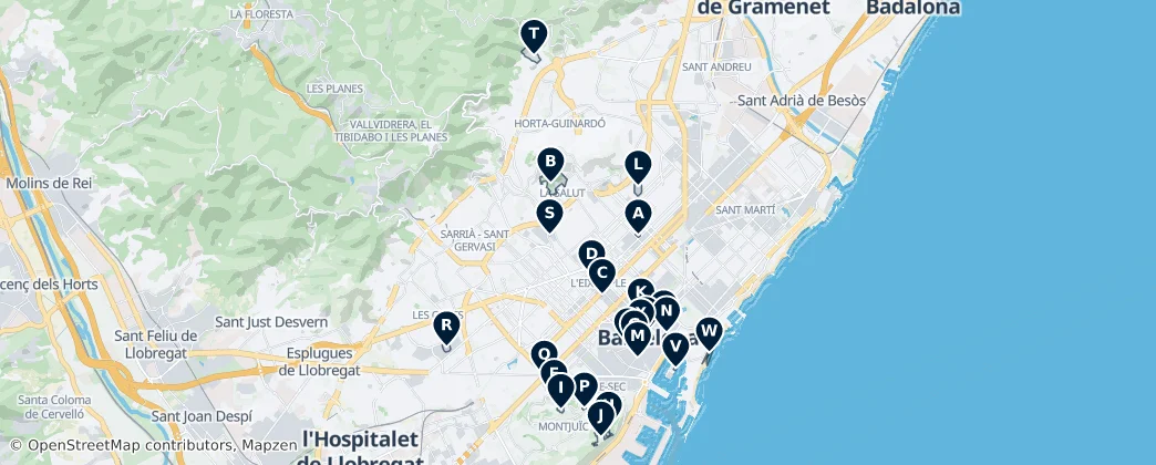 Best of Barcelona — Map