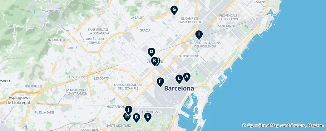 Mapa Museums & Art Galleries