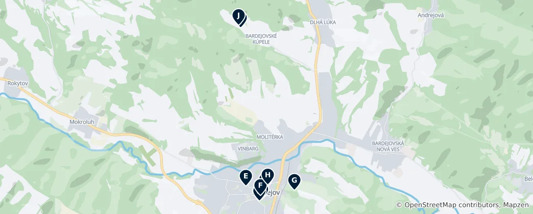 Mapa de Religious Heritage