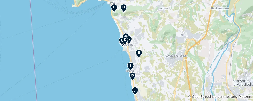 Mapa De Bardolino Essentials