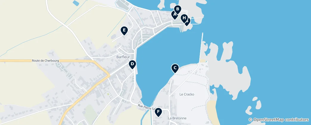 Map of Barfleur Essentials