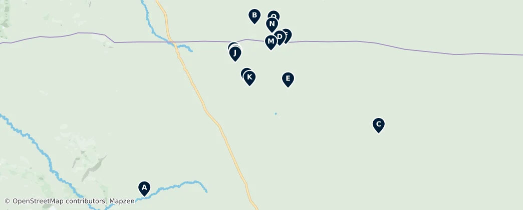 Hidden Kopjes of the Serengeti – Mapa