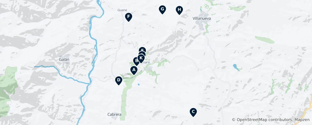 Mapa de Best of Barichara