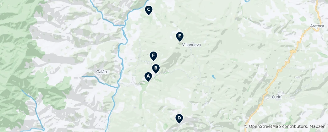 Mappa di Outdoor Adventures