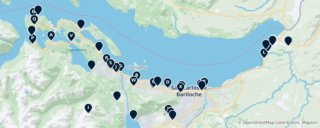 Mappa di Outdoor Recreation Hub