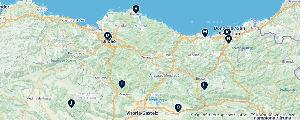 Mapa Museums and Galleries