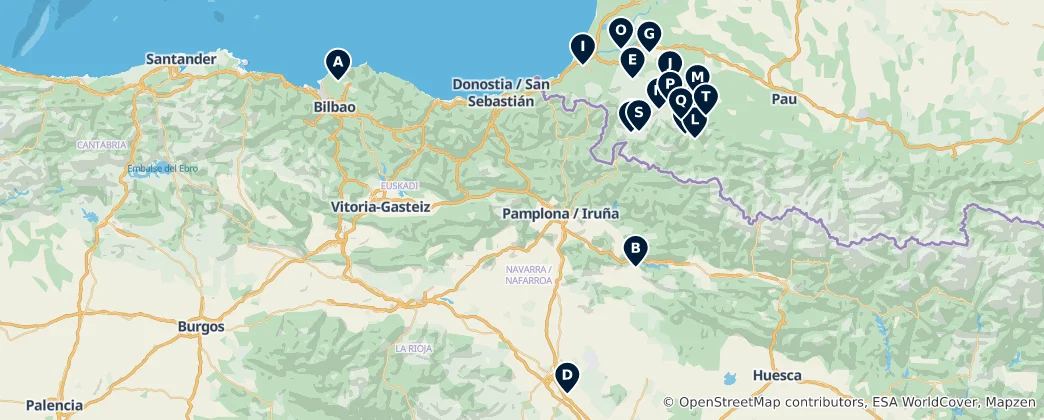 Mappa di Castles and Fortifications