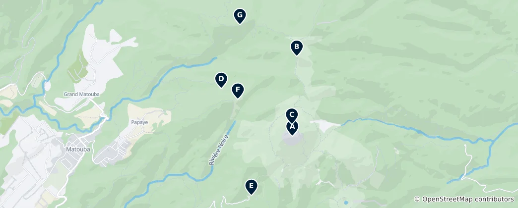 Map of Volcanic Wonders