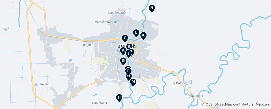 Mapa Buddhist Temples