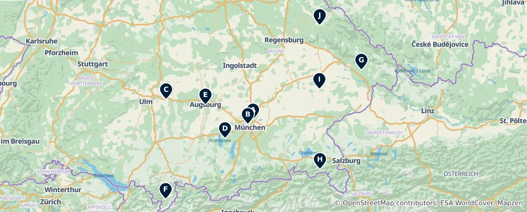 Karte von Top Freizeit & Sport