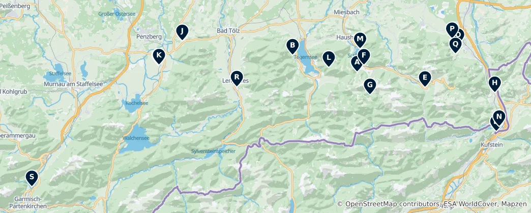 Map of Historic Churches and Chapels