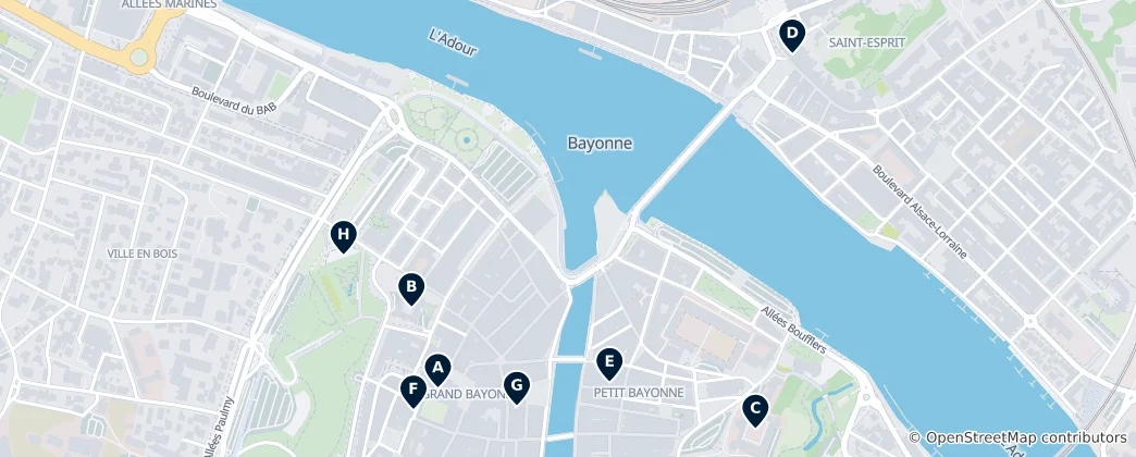 Bayonne Heritage Sites Haritası