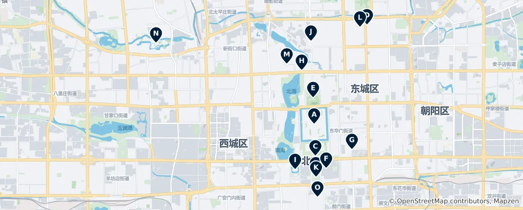 Map of Beijing Essentials
