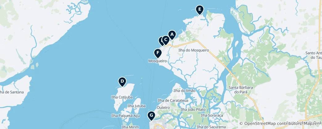 Térkép: Beaches and Coasts
