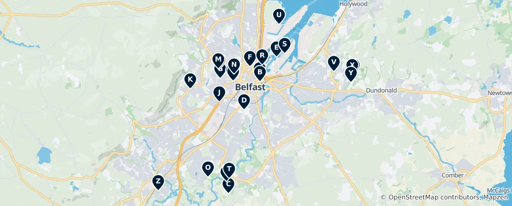 Mappa di Public Art & Memorials