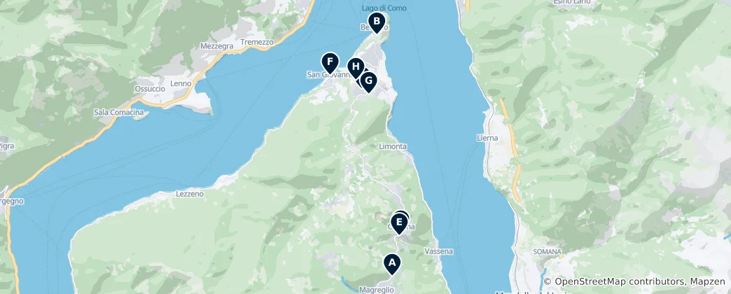 Map of Historic Churches and Sanctuaries