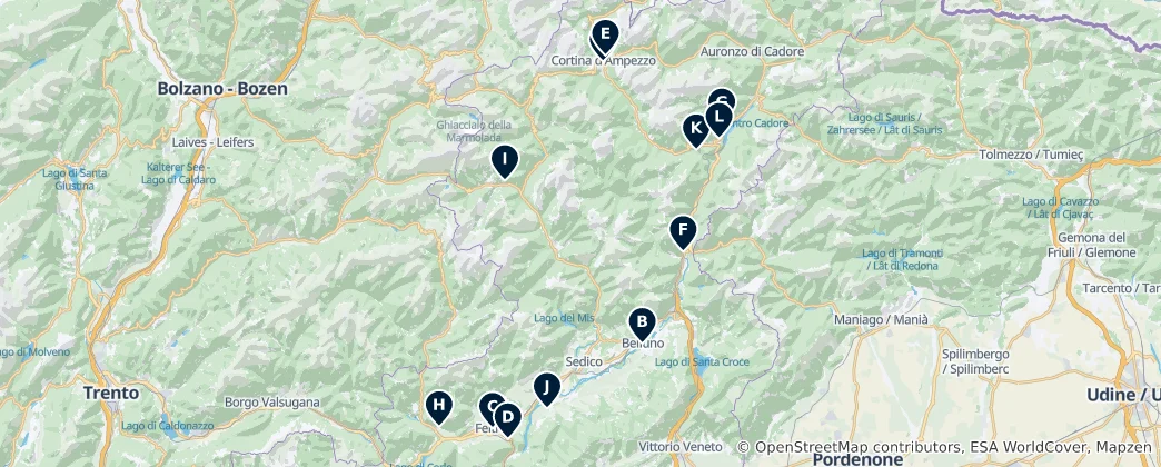 Mapa De Historic Churches & Sites