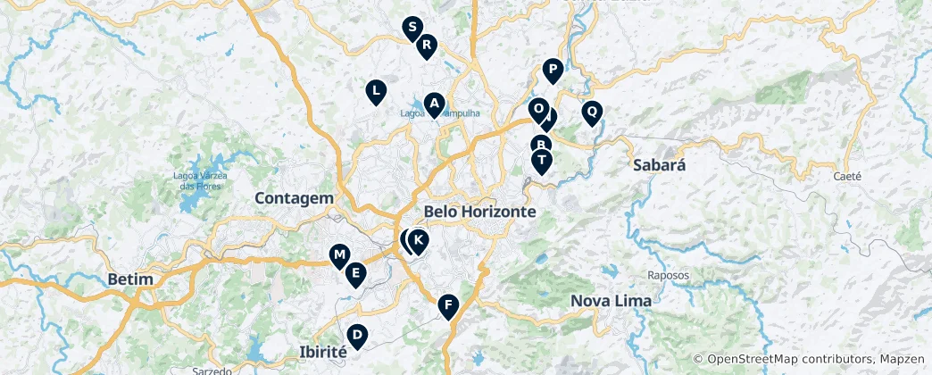 Karte von Significant Religious Sites