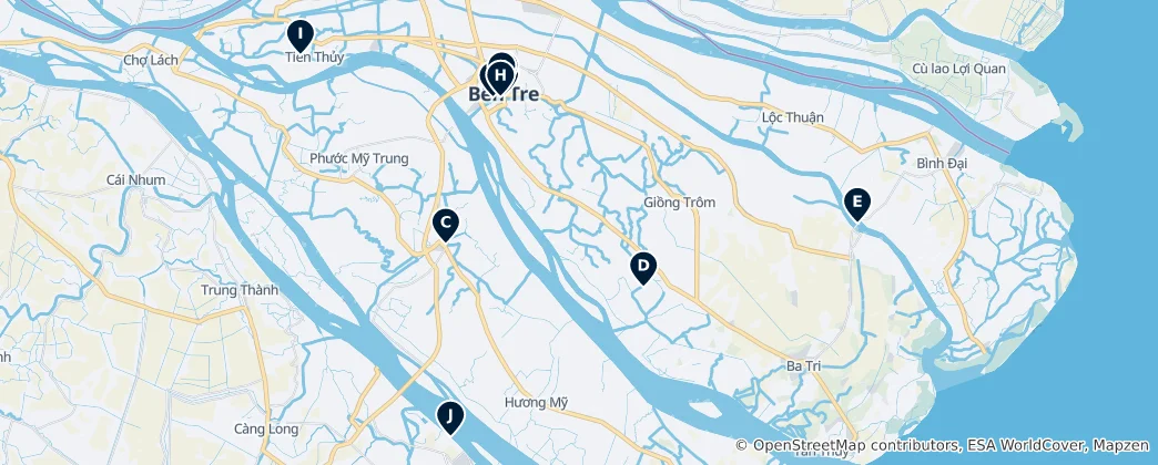 Mapa Bến Tre Essentials