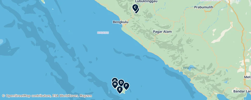 Map of Hidden Natural Wonders