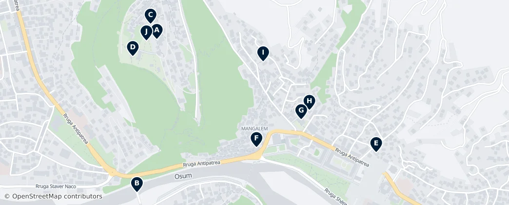 Berat Essentials — Map