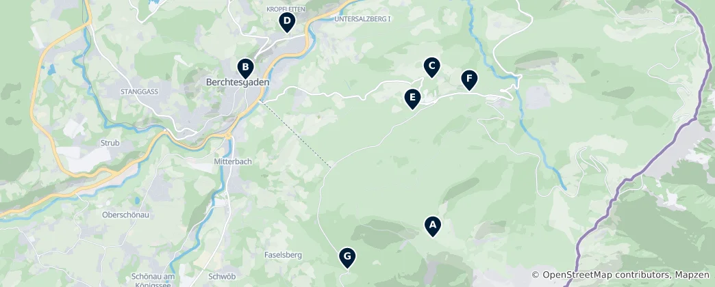 Map of Castles and Ruins