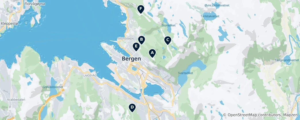 Map of Panoramic Viewpoints