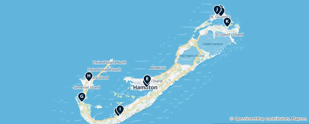 Mappa di Notable Religious Sites