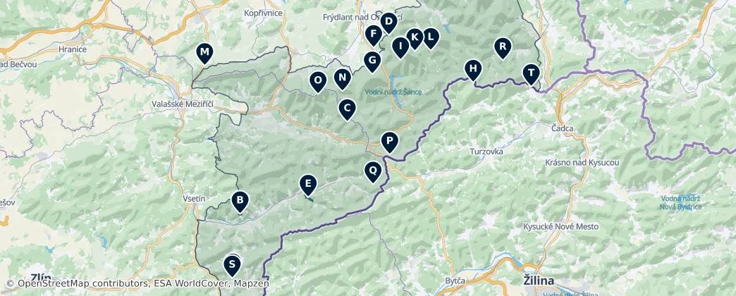 Natural Wonders — Mappa