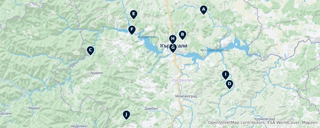 Mapa Kardzhali Essentials