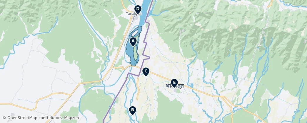 Editor's Choice in Bhimdatta — Mapa