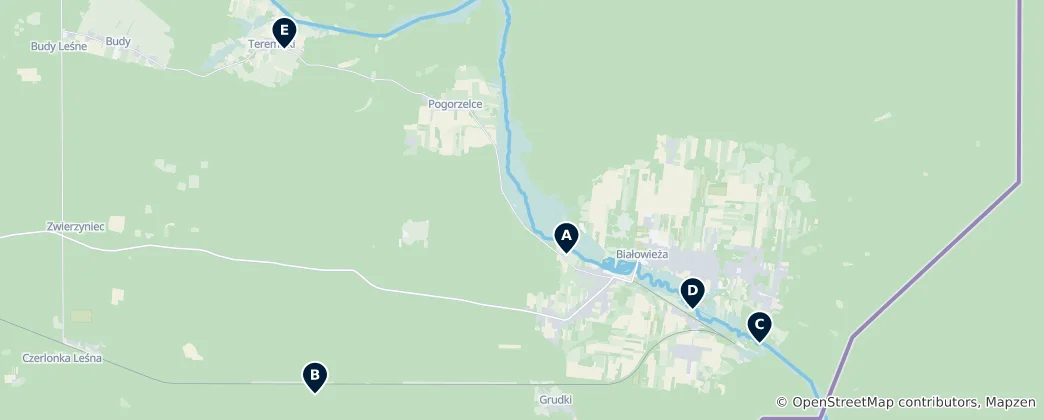 Mapa de Hidden Viewpoints & Heritage