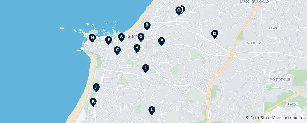 Mapa Local Gastronomy