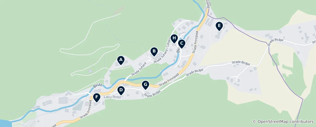 Mapa Mountain Stays