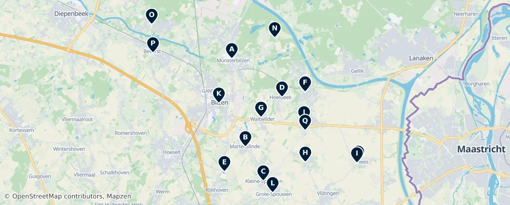 Historic Churches and Memorials — Mapa