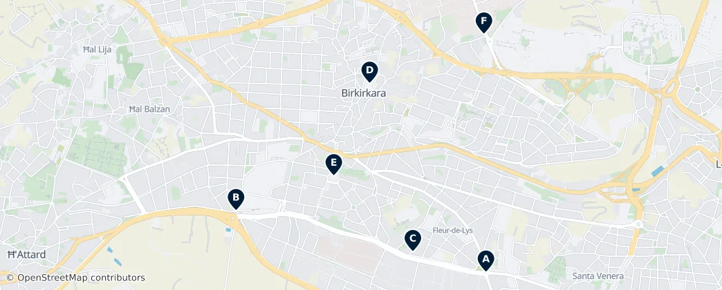 Historic Birkirkara — Mappa