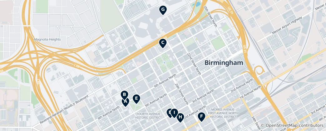 Mapa Birmingham Essentials